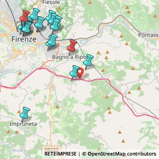 Mappa Chianti Ovest, 50012 Antella FI, Italia (6.3035)