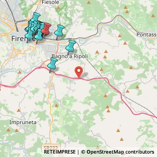 Mappa Chianti Ovest, 50012 Antella FI, Italia (6.27111)