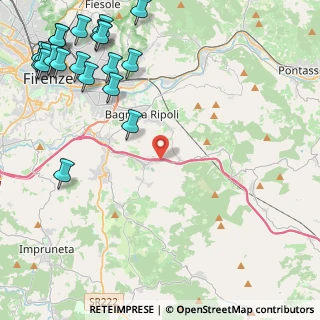 Mappa Chianti Ovest, 50012 Bagno a Ripoli FI, Italia (6.714)