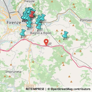 Mappa Chianti Ovest, 50012 Antella FI, Italia (5.5105)