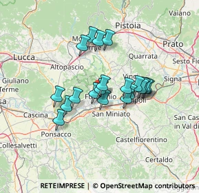 Mappa Viale Giosuè Carducci, 50054 Fucecchio FI, Italia (10.6975)