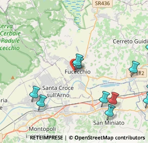 Mappa Viale Giosuè Carducci, 50054 Fucecchio FI, Italia (6.25214)