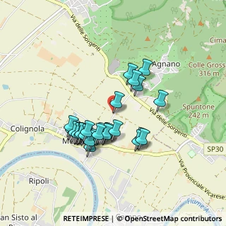 Mappa Via XXV Aprile Mezzana, 56017 San Giuliano Terme PI, Italia (0.79643)