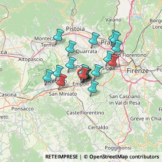 Mappa Via Giuseppe Giusti, 50059 Vinci FI, Italia (10.09526)