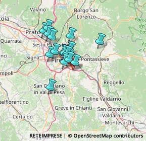 Mappa Via della Torricella, 50066 Bagno a Ripoli FI, Italia (10.45125)