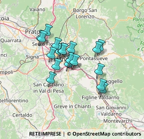 Mappa Via della Torricella, 50066 Bagno a Ripoli FI, Italia (10.024)