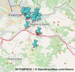 Mappa Via della Torricella, 50066 Bagno a Ripoli FI, Italia (3.79071)