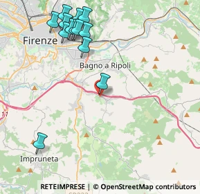 Mappa 50066 Bagno a Ripoli FI, Italia (4.99231)