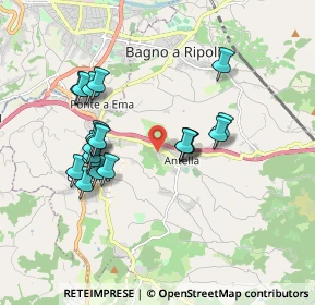 Mappa Via della Torricella, 50066 Bagno a Ripoli FI, Italia (1.745)