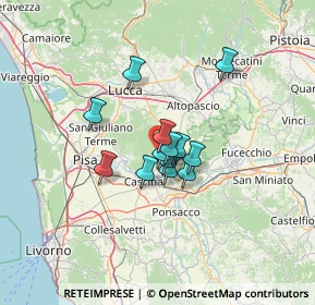 Mappa Via San Giuseppe, 56032 Buti PI, Italia (8.43769)