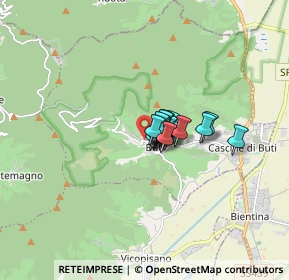 Mappa Via San Giuseppe, 56032 Buti PI, Italia (0.6565)