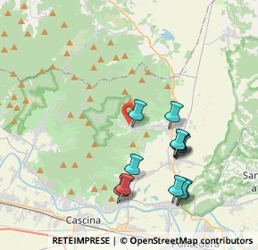 Mappa Via San Giuseppe, 56032 Buti PI, Italia (3.96083)