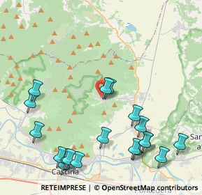 Mappa Via San Giuseppe, 56032 Buti PI, Italia (5.28947)