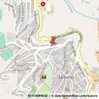Mappa Viale Antonio Gramsci, 6, 61029 Urbino, Pesaro e Urbino (Marche)