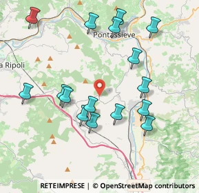 Mappa Via le Corti, 50067 Rignano sull'Arno FI, Italia (4.22875)