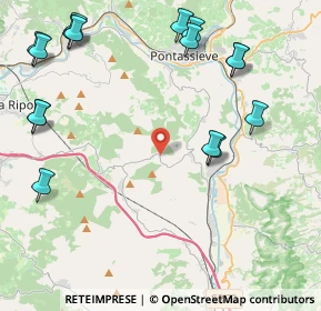 Mappa Via le Corti, 50067 Rignano sull'Arno FI, Italia (5.70375)