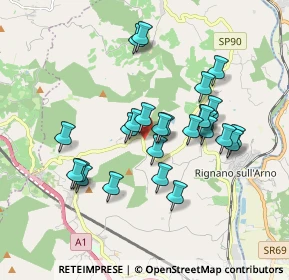 Mappa Via le Corti, 50067 Rignano sull'Arno FI, Italia (1.65)