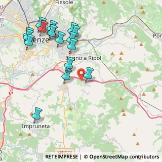 Mappa Via della Torricella, 50012 Antella FI, Italia (4.92353)