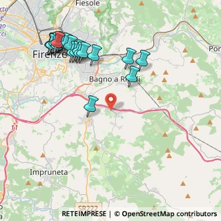 Mappa Via della Torricella, 50012 Antella FI, Italia (5.104)