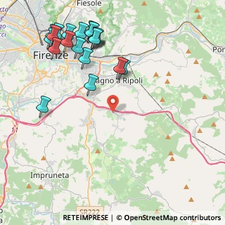 Mappa Via della Torricella, 50012 Antella FI, Italia (5.387)