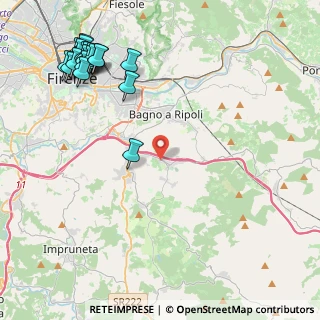 Mappa Via della Torricella, 50012 Antella FI, Italia (6.0055)