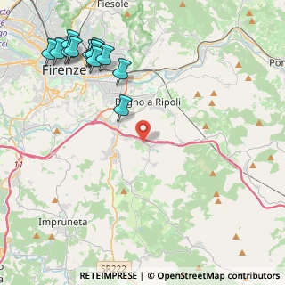 Mappa Via della Torricella, 50012 Antella FI, Italia (5.70231)