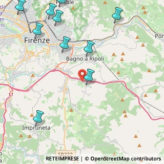 Mappa Via della Torricella, 50012 Antella FI, Italia (6.32636)