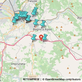 Mappa Via della Torricella, 50012 Antella FI, Italia (5.00563)