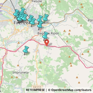 Mappa Via della Torricella, 50012 Antella FI, Italia (5.63733)