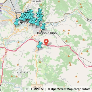 Mappa Via della Torricella, 50012 Antella FI, Italia (5.441)