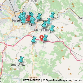 Mappa Via della Torricella, 50012 Antella FI, Italia (4.3155)