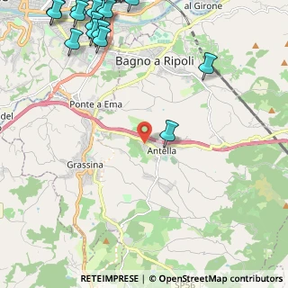 Mappa Via della Torricella, 50012 Antella FI, Italia (3.776)
