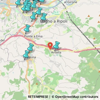 Mappa Via della Torricella, 50012 Antella FI, Italia (3.5695)