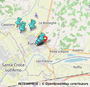 Mappa Via delle Fornaci, 50054 Fucecchio FI, Italia (1.33818)