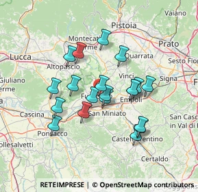 Mappa Via delle Fornaci, 50054 Fucecchio FI, Italia (11.9865)