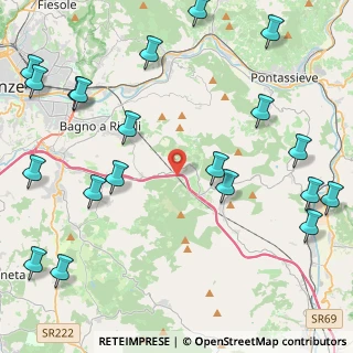 Mappa Via del Fossato, 50012 Bagno a Ripoli FI, Italia (6.1185)