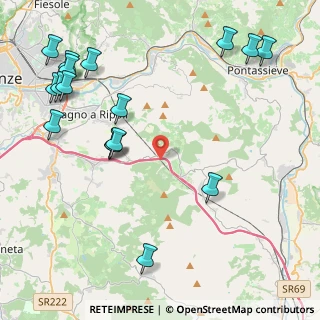 Mappa Via del Fossato, 50012 Bagno a Ripoli FI, Italia (5.65588)