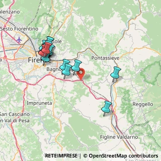 Mappa Via del Fossato, 50012 Bagno a Ripoli FI, Italia (8.43)