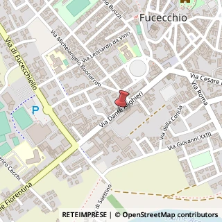 Mappa Via Dante Alighieri, 119, 50054 Fucecchio FI, Italia, 50054 Fucecchio, Firenze (Toscana)