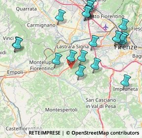 Mappa Via di Codilungo, 50055 Lastra a Signa FI, Italia (9.441)