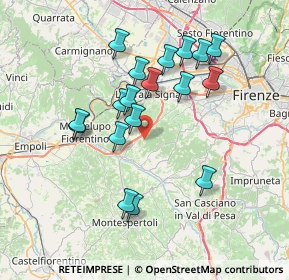 Mappa Via di Codilungo, 50055 Lastra a Signa FI, Italia (7.00056)