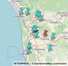 Mappa Via G. Boccaccio, 56010 San Giuliano Terme PI, Italia (12.46714)