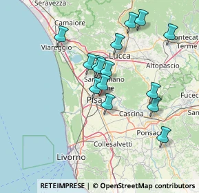 Mappa Via G. Boccaccio, 56010 San Giuliano Terme PI, Italia (13.34867)