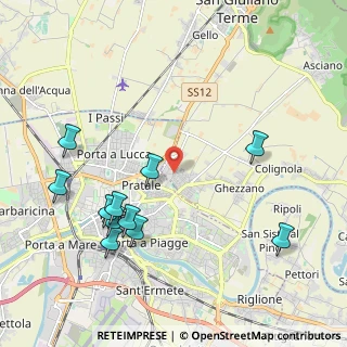 Mappa Via G. Boccaccio, 56017 San Giuliano Terme PI, Italia (2.36364)