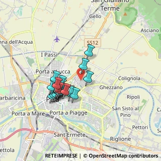 Mappa Via G. Boccaccio, 56017 San Giuliano Terme PI, Italia (1.46737)