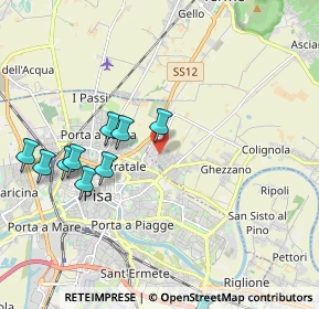 Mappa Via G. Boccaccio, 56010 San Giuliano Terme PI, Italia (2.63917)