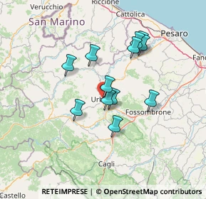 Mappa Via Francesco Budassi, 61029 Urbino PU, Italia (11.475)