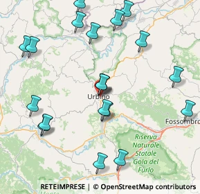 Mappa Via Francesco Budassi, 61029 Urbino PU, Italia (9.27)