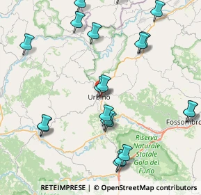 Mappa Via Francesco Budassi, 61029 Urbino PU, Italia (9.912)