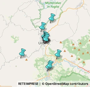 Mappa Via Francesco Budassi, 61029 Urbino PU, Italia (2.00077)